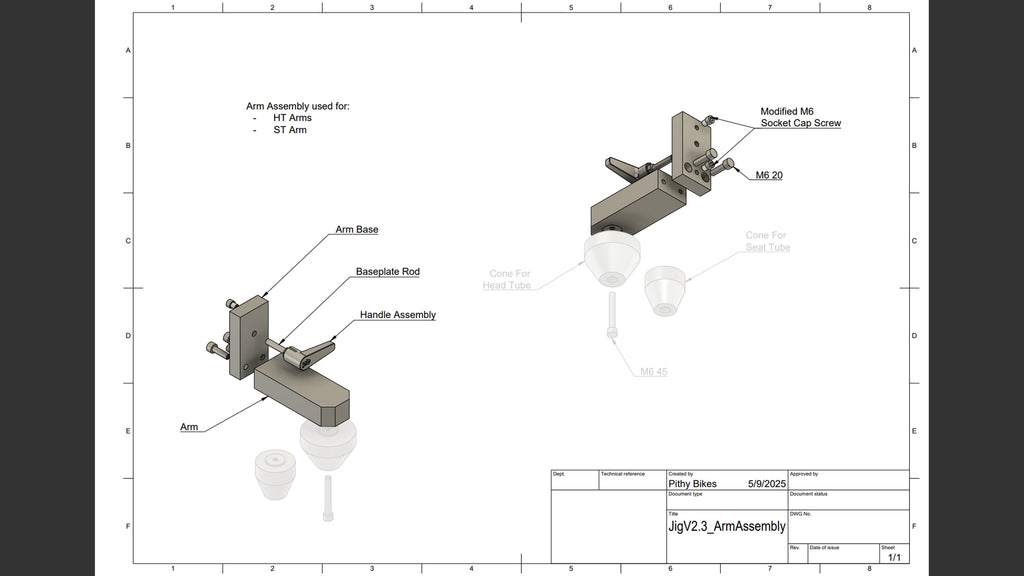 Jig Part - Arm Assembly