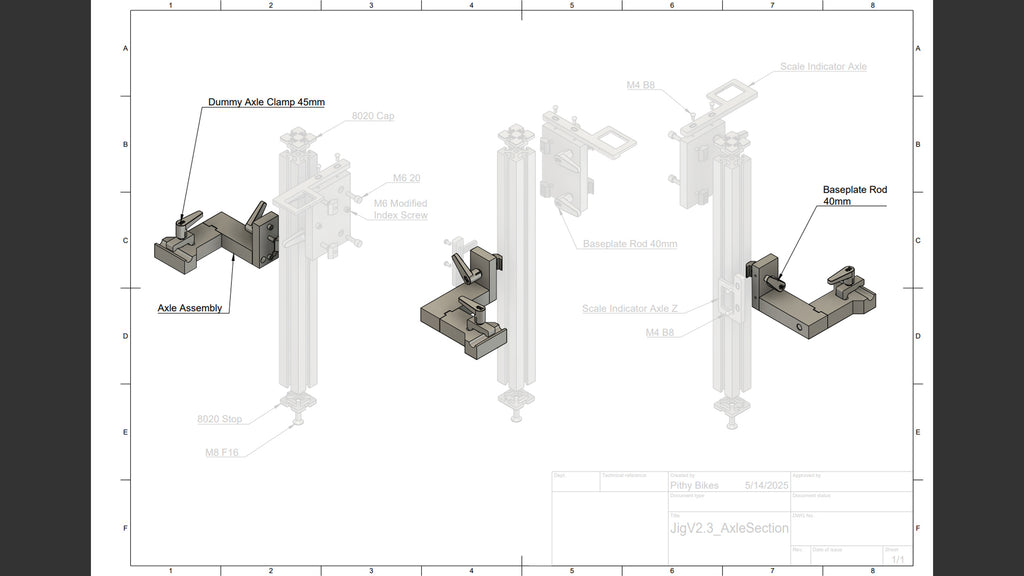 Jig Part - Axle Assembly