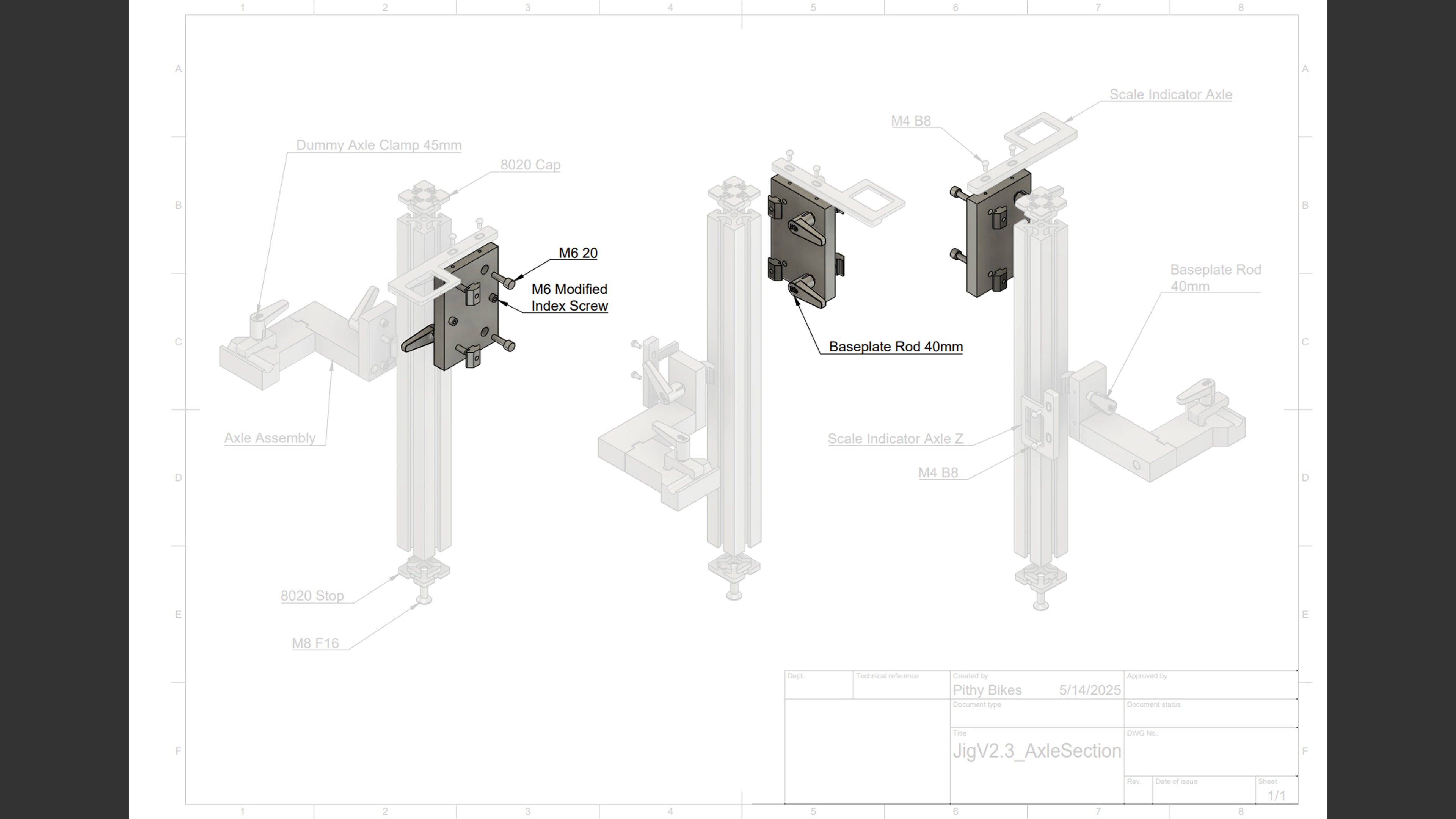 Jig Part - Axle Base