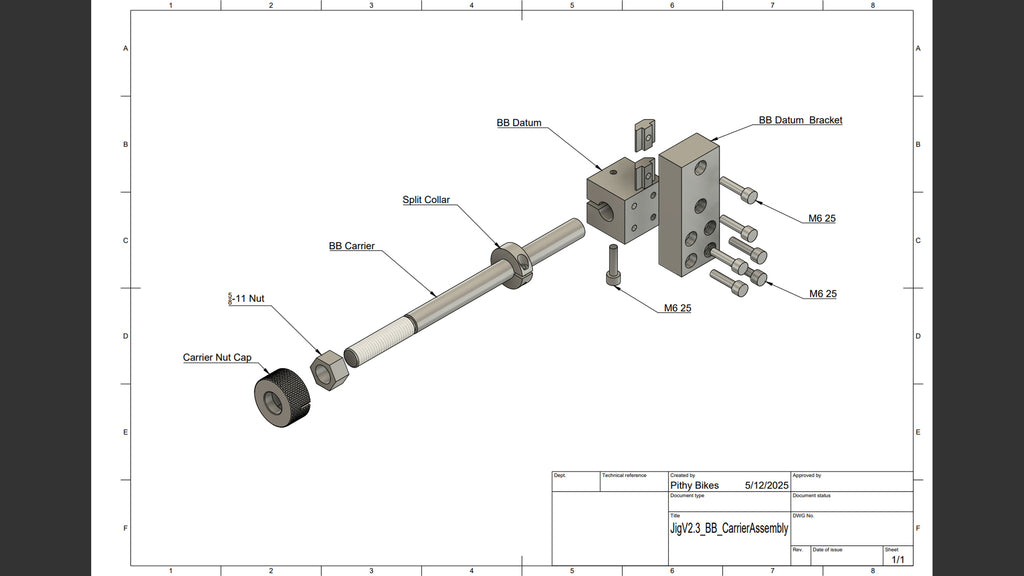 Jig Part - BB Carrier Assembly