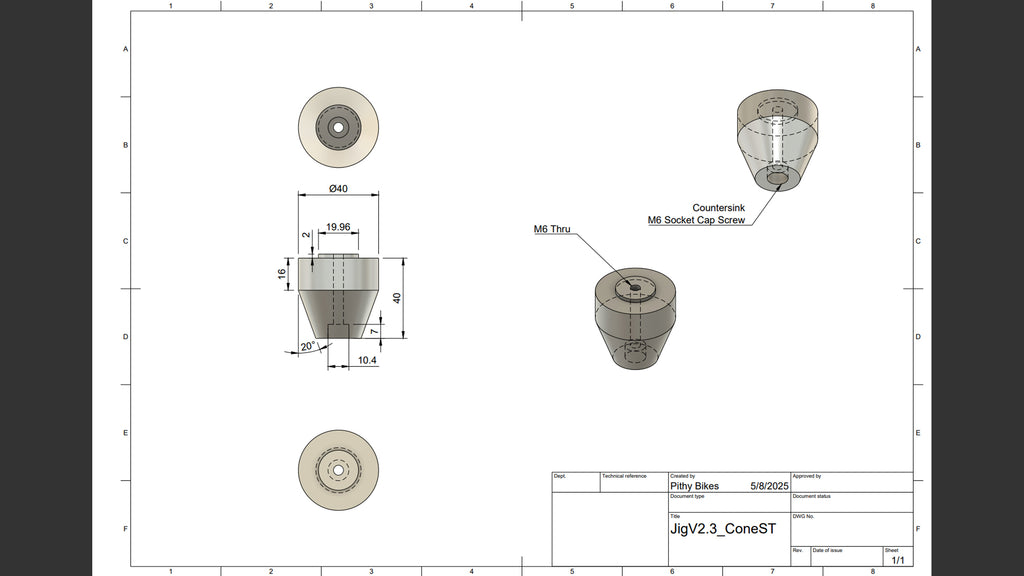 Jig Part - Cone Set