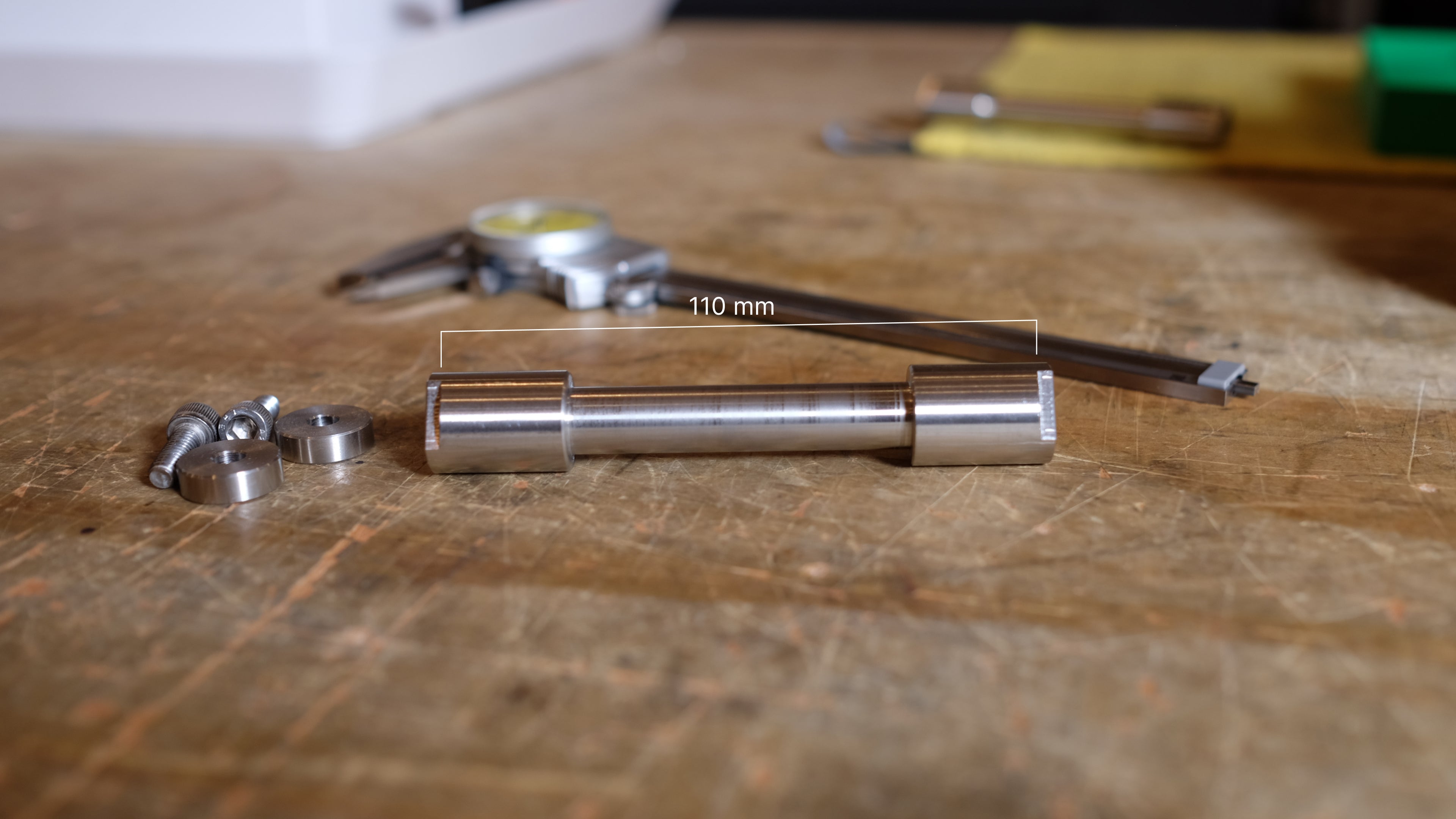 Dummy Axle - 110 x 14 Keyed Horizontal (BMX)